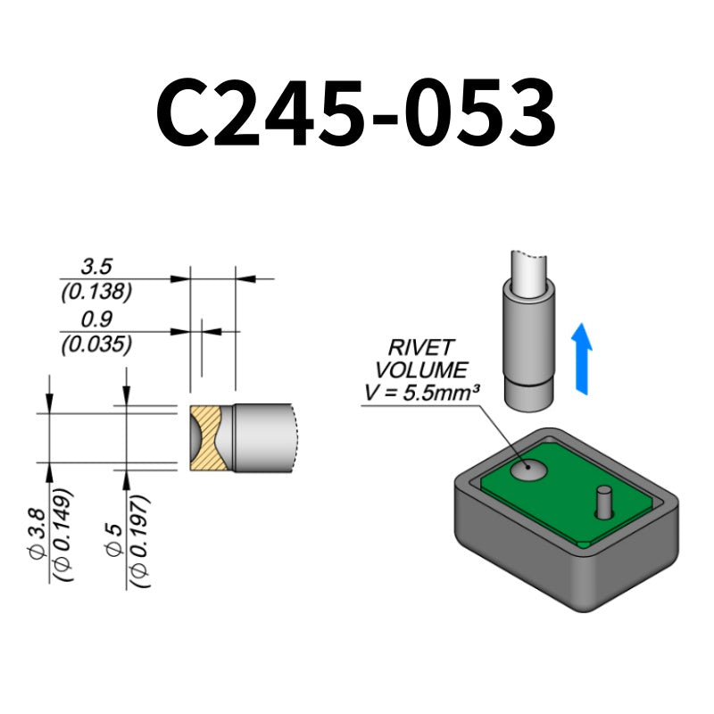 C245 cartridge range is the most conventional one of JBC, AIFEN, SUGON, YIHUA, AIXUN, GEEBOON, Silverflo with many shapes, sizes and special models.
They are appropriate for general soldering purposes and they are perfect for both SMD components or for applications with high power requirements such as ground plane soldering.

Measuring approximately 100mm.

This cartridge comes with a thermal resistance of around 2~3 Ohm.

They work with T245 Handles.