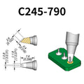 C245 cartridge range is the most conventional one of JBC, AIFEN, SUGON, YIHUA, AIXUN, GEEBOON, Silverflo with many shapes, sizes and special models.
They are appropriate for general soldering purposes and they are perfect for both SMD components or for applications with high power requirements such as ground plane soldering.

Measuring approximately 98mm.

This cartridge comes with a thermal resistance of around 2~3 Ohm.

They work with T245 Handles.
