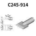 C245 cartridge range is the most conventional one of JBC, AIFEN, SUGON, YIHUA, AIXUN, GEEBOON, Silverflo with many shapes, sizes and special models.
They are appropriate for general soldering purposes and they are perfect for both SMD components or for applications with high power requirements such as ground plane soldering.

Measuring approximately 100mm.

This cartridge comes with a thermal resistance of around 2~3 Ohm.

They work with T245 Handles.
