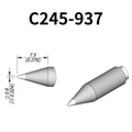 C245 cartridge range is the most conventional one of JBC, AIFEN, SUGON, YIHUA, AIXUN, GEEBOON, Silverflo with many shapes, sizes and special models.
They are appropriate for general soldering purposes and they are perfect for both SMD components or for applications with high power requirements such as ground plane soldering.

Measuring approximately 100mm.

This cartridge comes with a thermal resistance of around 2~3 Ohm.

They work with T245 Handles.