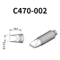 The C470 soldering tip is engineered to handle high-thermal-demand applications with superior heat retention and transfer efficiency.
Maximize your soldering setup's versatility with the C470 tip, compatible with both the T470 heavy-duty iron and HT470 tweezer.
Measuring approximately 122mm.

This cartridge comes with a thermal resistance of around 7 Ohm.

They work ONLY with&nbsp;T470 Handles.