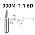 Shape: Chisel Tip, 1.6MM X 17MM.
Applicable models: 928, 936, 938 soldering station.
Compatible for: 900M, 900M-ESD, 907, 907-ESD, 933 soldering iron handle.
Other models: 900M-T-1C, 900M-T-1CF, 900M-T-2C, 900M-T-2CF, 900M-T-3C, 900M-T-3CF, 900M-T-4C, 900M-T-4CF, 900M-T-0.5C, 900M-T-0.8C, 900M-T-0.8D, 900M-T-1.2D, 900M-T-2.4D, 900M-T-3.2D, 900M-T-S3, 900M-T-SB, 900M-T-LB, 900M-T-1.8H, 900M-T-S4, 900M-T-1.2LD.

If you need any other model products, please kindly contact us.&nbsp;