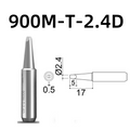 Shape: Chisel Tip, 2.4MM X 17MM.
Applicable models: 928, 936, 938 soldering station.
Compatible for: 900M, 900M-ESD, 907, 907-ESD, 933 soldering iron handle.
Other models: 900M-T-1C, 900M-T-1CF, 900M-T-2C, 900M-T-2CF, 900M-T-3C, 900M-T-3CF, 900M-T-4C, 900M-T-4CF, 900M-T-0.5C, 900M-T-0.8C, 900M-T-0.8D, 900M-T-1.2D, 900M-T-1.6D, 900M-T-3.2D, 900M-T-S3, 900M-T-SB, 900M-T-LB, 900M-T-1.8H, 900M-T-S4, 900M-T-1.2LD.

If you need any other model products, please kindly contact us.&nbsp;
