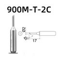 Shape: Bevel Tip, 2MM/45DEG X 17MM.
Applicable models: 928, 936, 938 soldering station.
Compatible for: 900M, 900M-ESD, 907, 907-ESD, 933 soldering iron handle.
Other models: 900M-T-1C, 900M-T-1CF, 900M-T-2CF, 900M-T-3C, 900M-T-3CF, 900M-T-4C, 900M-T-4CF, 900M-T-0.5C, 900M-T-0.8C, 900M-T-0.8D, 900M-T-1.2D, 900M-T-1.6D, 900M-T-2.4D, 900M-T-3.2D, 900M-T-S3, 900M-T-SB, 900M-T-LB, 900M-T-1.8H, 900M-T-S4, 900M-T-1.2LD.

If you need any other model products, please kindly contact us.