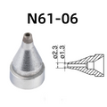 Inner Diameter: 1.3MM Outer Diameter: 2.3MM.

Compatible for: FR-301, FR-4101, FR-4103 Desoldering Tin Gun.
Other models: N61-01, N61-02, N61-03, N61-04, N61-05, N61-07, N61-08, N61-09, N61-10, N61-11, N61-12, N61-13, N61-14, N61-15, N61-16.

If you need any other model products, please kindly contact us.&nbsp;