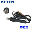 Model: AT-852D

Product Type: Hot air gun handle

Compatible Models: ATTEN AT8520, AT850D, AT850B, AT850b.

Interface: Must match the original machine interface

Voltage Options: Standard version; 110V version available upon request

Application: Replacement hot air gun handle for ATTEN rework stations.

If you need any other model products, please kindly contact us.