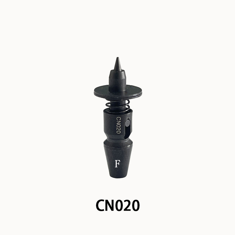 The CN020 SMT Nozzle from the CN Series guarantees precise compatibility with a wide array of Samsung SMT machines, including CP45 NEO, DECAN L2, DECAN S1, DECAN S2, DECAN F2, along with SM482, SM482 Plus, SM481, SM481 Plus, SM471, SM471 Plus, SM451, SM431, SM421, SM411, SM321, and SM320 models. Ensure optimal performance by selecting this reliable nozzle specifically designed for your Samsung equipment.