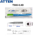 Total length: 41 mm

Outer diameter shaft: 6,5 mm
Inner diameter shaft: 4.0mm
Other T900 Series Models: T900-K, SK, 1,6K, 2,0SK,
T900-B, LB, I, SI,0.2SI, SB, IS, 0.2IS, 0.5IS
T900-0,5C, 0,8C, 1C, 2C, 3C, 4C,&nbsp;
T900-0,8D, 1,2D, 1,6D, 2,4D, 3,2D,
T900 Series soldering tips compatible with AT937/937A/938D/980E/989/989D/939, AT8586, AT8502D, SA-50/ST-2090D, ST-60, ST-80, ST-965, ST-2065D, ST-8865.