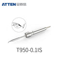 Other T950 Series Models: T950-3,5SK, 2,0SK, 1,3D, 2,2D, 3,0D, 1,2C, 0,5I, 0,1IS, 0,3IS, 0,1SI, 0,3SI.
Compatible with ST-9150/ST-1509 (50W) station and Y950 soldering irons.