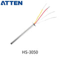 Model: HS-3050 – ATTEN Four-Core Stainless Steel Heating Element (50W)
The HS-3050 is a high-performance heating element developed for ATTEN soldering systems, featuring a durable four-core stainless steel structure that delivers efficient heat conduction and stable temperature control. With its 50W power rating, the HS-3050 ensures rapid heating, quick thermal recovery, and consistent output, making it ideal for precision soldering and continuous operation in professional environments.

Engineered for wide