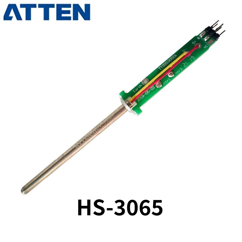 Model: HS-3065 – ATTEN Stainless Steel Heating Element (65W)
The HS-3065 is a high-performance heating element developed for ATTEN soldering systems, featuring a durable stainless steel structure that delivers efficient heat conduction and stable temperature control. With its 65W power rating, the HS-3065 ensures rapid heating, quick thermal recovery, and consistent output, making it ideal for precision soldering and continuous operation in professional environments.

Engineered for wide compatibility acros