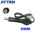 Model: AT-858D

Product Type: Hot air gun handle

Compatible Models: ATTEN AT-8580+, AT-858A, AT-8586, AT-8586D.

Interface: Must match the original machine interface

Voltage Options: Standard version; 110V version available upon request

Application: Replacement hot air gun handle for ATTEN rework stations.

If you need any other model products, please kindly contact us.