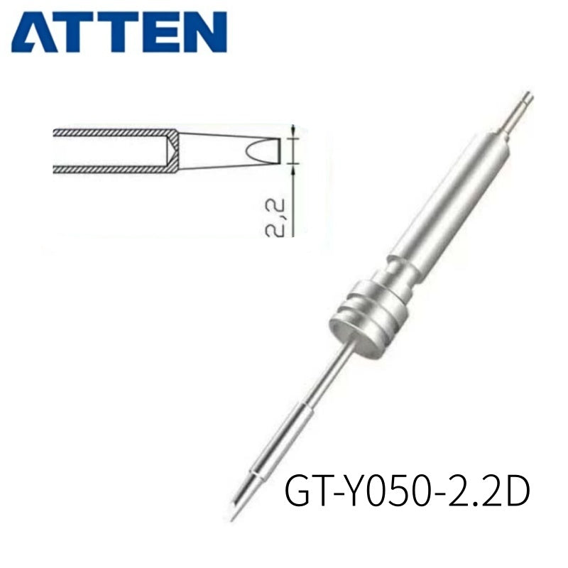Other T50 Series Models: T50-K, 2,0SK, 3,5SK, 0,5I, 0,1SI, 0,3SI, 0,1IS, 0,3IS, 1,2C, 1,3D, 2,2D, 3,0D.

Compatible with GT6200 (50W), GT6150 (50W) station and GT-Y050 soldering irons.