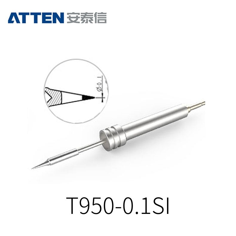 Other T950 Series Models: T950-3,5SK, 2,0SK, 1,3D, 2,2D, 3,0D, 1,2C, 0,5I, 0,1IS, 0,3IS, 0,1SI, 0,3SI.
Compatible with ST-9150/ST-1509 (50W) station and Y950 soldering irons.
