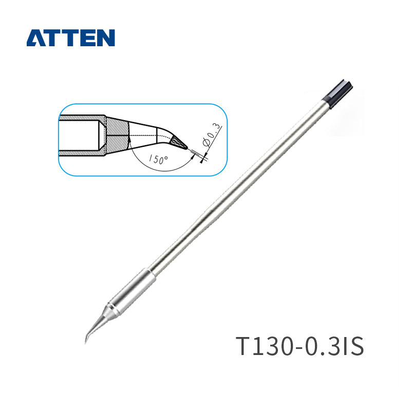 Other T130 Series Models: T130-K, SK, 2,0SK,&nbsp;
T130-SI, 0,1SI, 0.3SI, 0,2SI, 0,5I, 1,0I, 0,1IS, 0,3IS, 0,5IS,&nbsp;
T130-1,2C, 2,4C, 3,2C, 4,6C, 1,6D, 2,4D, 3,2D, 4,6D.

Compatible with GT6200 (130W), GT6150 (130W) station and GT-Y130 soldering irons.