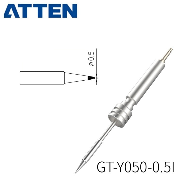 Other T50 Series Models: T50-K, 2,0SK, 3,5SK, 0,5I, 0,1SI, 0,3SI, 0,1IS, 0,3IS, 1,2C, 1,3D, 2,2D, 3,0D.

Compatible with GT6200 (50W), GT6150 (50W) station and GT-Y050 soldering irons.