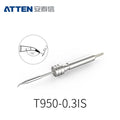 Other T950 Series Models: T950-3,5SK, 2,0SK, 1,3D, 2,2D, 3,0D, 1,2C, 0,5I, 0,1IS, 0,3IS, 0,1SI, 0,3SI.
Compatible with ST-9150/ST-1509 (50W) station and Y950 soldering irons.