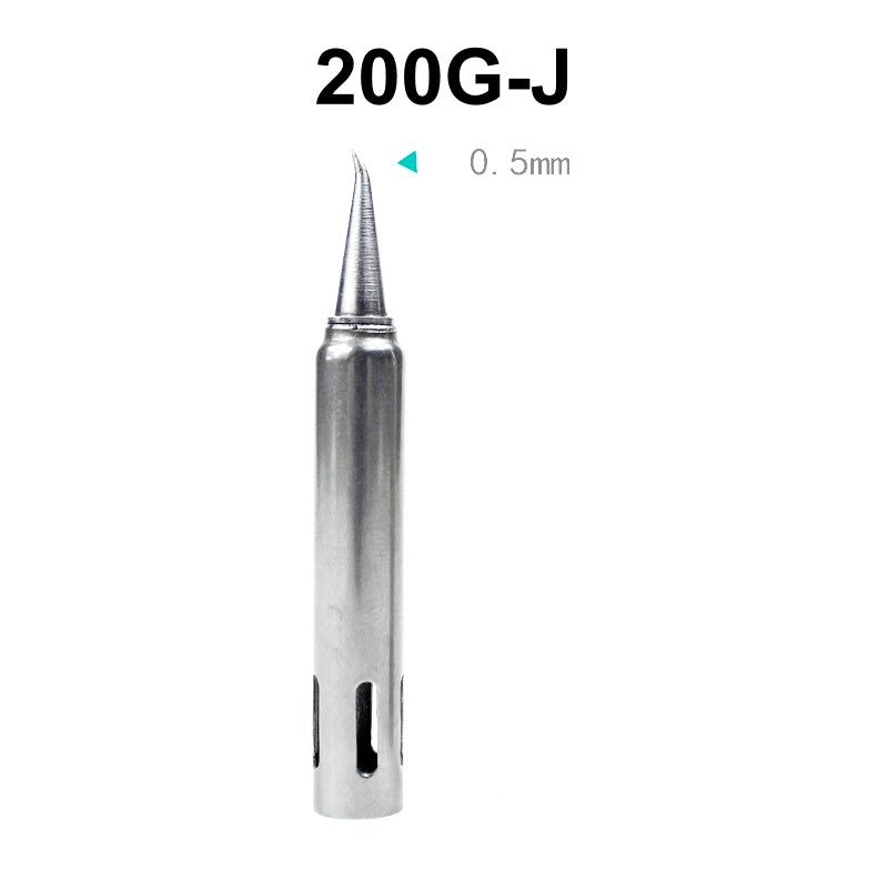 Total length: 61 mm
Inner diameter: 8 mm
Outer diameter: 8.7mm
Compatible for: QUICK 3202-901C soldering station iron (90W), QUICK 713-901B hot air gun/tin suction gun soldering station iron (90W).
Other 200G series soldering head models: 200G-I, 200G-B, 200G-J, 200G-SK, 200G-K, 200G-1C, 200G-2C, 200G-3C, 200G-4C, 200G-5C, 200G-1.2D, 200G-1.6D, 200G-2.4D, 200G-3.2D, 200G-4.2D.


If you need any other model products, please kindly contact us.