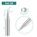 Shape: Conical Tip, R1 X 16.5MM.
Total length: 41.5mm
Inner diameter: 4.0mm
Outer diameter: 6.5mm
Compatible for: QUICK TS1100/236/936/936A/936C/967/969/969A/375A+/375B+/3104/707/708/709&nbsp;Soldering Station.
Other QUICK 960 Tips Model: 960-B, 960-0.8C, 960-1C, 960-2C, 960-3C, 960-4C, 960-0.8D, 960-1.2D, 960-1.6D, 960-2.4D, 960-3.2D, 960-I, 960-J, 960-LB, 960-LI, 960-K, 960-SK.


If you need any other model products, please kindly contact us.