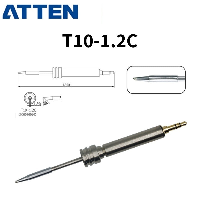 Other T10 Series Models: T10-K, 0,5I, 1,2C, 1,3D, 2,2D, 3,0D
Compatible with GT-2010 USB soldering iron.