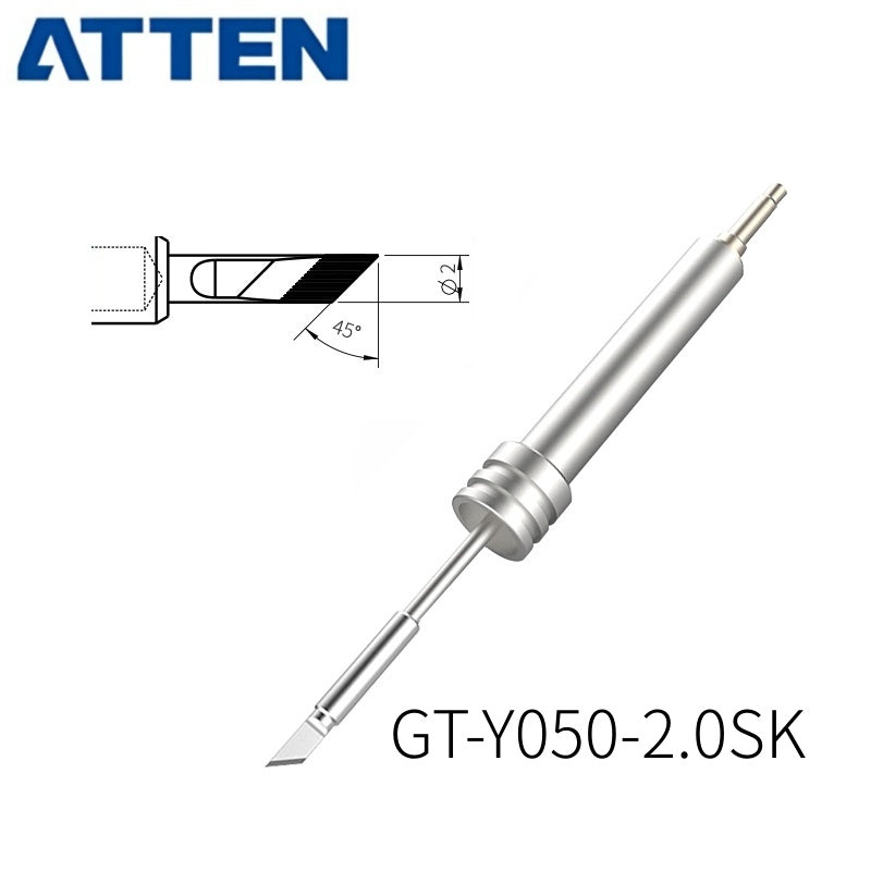 Other T50 Series Models: T50-K, 2,0SK, 3,5SK, 0,5I, 0,1SI, 0,3SI, 0,1IS, 0,3IS, 1,2C, 1,3D, 2,2D, 3,0D.

Compatible with GT6200 (50W), GT6150 (50W) station and GT-Y050 soldering irons.