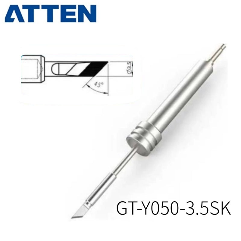 Other T50 Series Models: T50-K, 2,0SK, 3,5SK, 0,5I, 0,1SI, 0,3SI, 0,1IS, 0,3IS, 1,2C, 1,3D, 2,2D, 3,0D.

Compatible with GT6200 (50W), GT6150 (50W) station and GT-Y050 soldering irons.