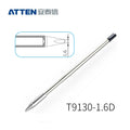 Other T9130 Series Models: T9130-K, SK, 2.0SK, SI,
T9130-1,0I, 0,5I, 0,1SI, 0,2SI, 0,3SI, 0,1IS, 0,3IS, 0,5IS,
T9130-1,2C, 2,4C, 4,6C, 1,6D, 2,4D, 3,2D, 4,6D.
Compatible with ST-9150/ST-1509 (130W) station and Y9130 soldering irons.