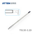 Other T9130 Series Models: T9130-K, SK, 2.0SK, SI,
T9130-1,0I, 0,5I, 0,1SI, 0,2SI, 0,3SI, 0,1IS, 0,3IS, 0,5IS,
T9130-1,2C, 2,4C, 4,6C, 1,6D, 2,4D, 3,2D, 4,6D.
Compatible with ST-9150/ST-1509 (130W) station and Y9130 soldering irons.