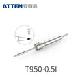 Other T950 Series Models: T950-3,5SK, 2,0SK, 1,3D, 2,2D, 3,0D, 1,2C, 0,5I, 0,1IS, 0,3IS, 0,1SI, 0,3SI.
Compatible with ST-9150/ST-1509 (50W) station and Y950 soldering irons.