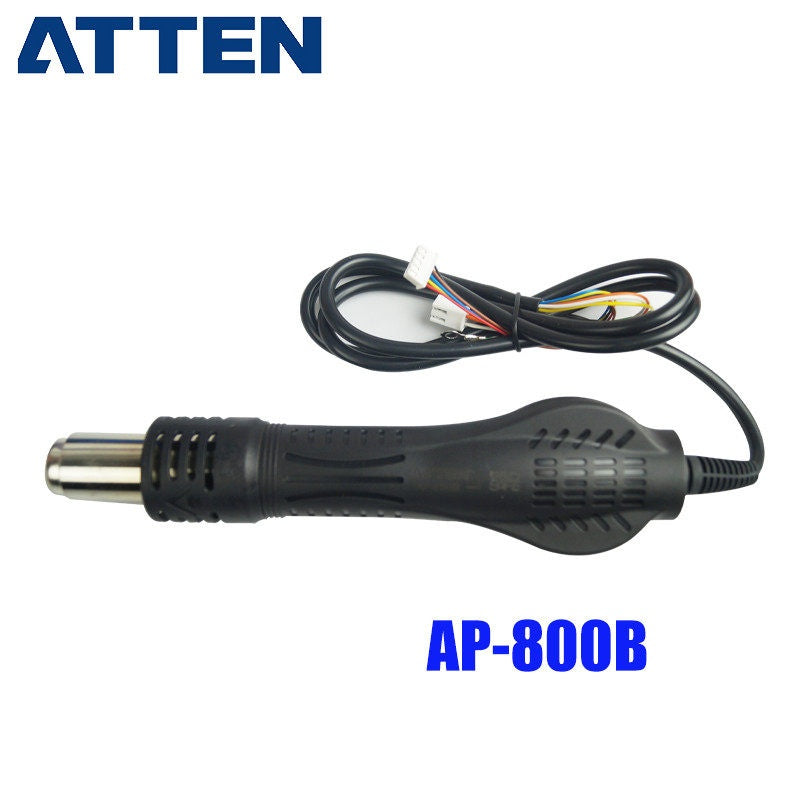 Model: AP-800B

Product Type: Hot air gun handle

Compatible Models: ATTEN ST-8800D/8865.

Interface: Must match the original machine interface

Voltage Options: Standard version; 110V version available upon request

Application: Replacement hot air gun handle for ATTEN rework stations.

If you need any other model products, please kindly contact us.