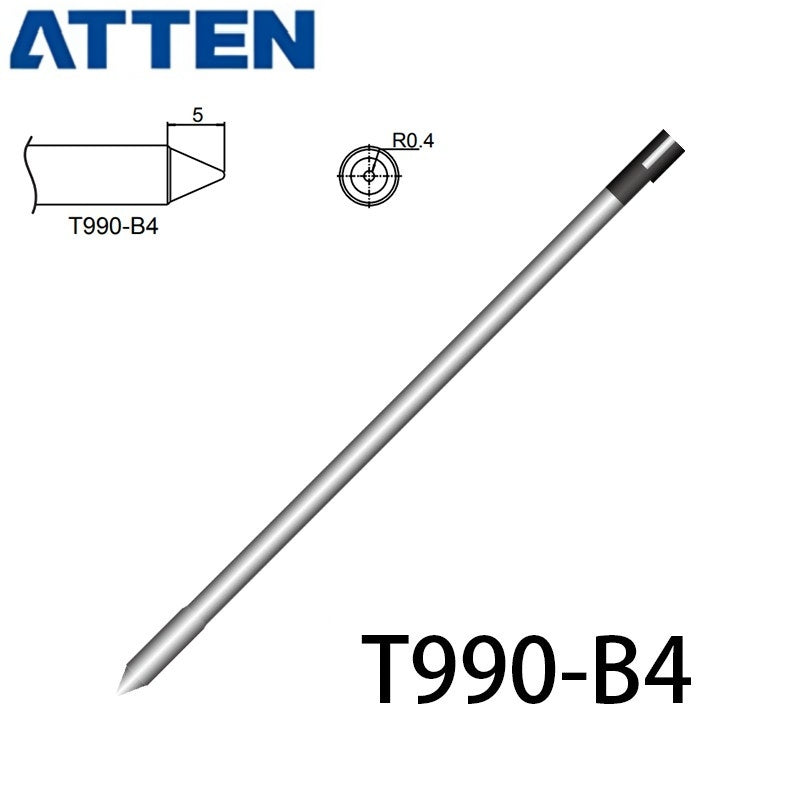 Other T990 Series Models: T990-B, K,KU, I, B2, BL,&nbsp;
T990-BC1, BC2, BC3, C1, C4, B3, B4,
T990-D08, D16, D24, D4, D52,
Compatible with ST-990/ST-909, ST-8602D/ST-8902D soldering station iron.
Lead-free intergrated heater.