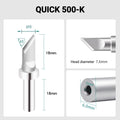 Total length: 40.3mm
Head diameter: 7.6mm
Inner diameter: 2.0mm
Outer diameter: 6.0mm
Compatible for: QUICK 205, 205H＋, 2300, 3205, 376D-150 Soldering Station.
Other QUICK 500 Models: 500-B-01, 500-2B, 500-4DK, 500-3.5D, 500-5D, 500-6D, 500-8D, 500-2C, 500-3C, 500-4C, 500-5C, 500-6C, 500-8C, 500-B, 500-SK, 500-2.5D, 500-4.2D.
If you need any other model products, please kindly contact us.