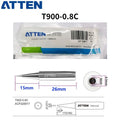 Total length: 41 mm

Outer diameter shaft: 6,5 mm
Inner diameter shaft: 4.0mm
Other T900 Series Models: T900-K, SK, 1,6K, 2,0SK,
T900-B, LB, I, SI,0.2SI, SB, IS, 0.2IS, 0.5IS
T900-0,5C, 0,8C, 1C, 2C, 3C, 4C,&nbsp;
T900-0,8D, 1,2D, 1,6D, 2,4D, 3,2D,
T900 Series soldering tips compatible with AT937/937A/938D/980E/989/989D/939, AT8586, AT8502D, SA-50/ST-2090D, ST-60, ST-80, ST-965, ST-2065D, ST-8865.