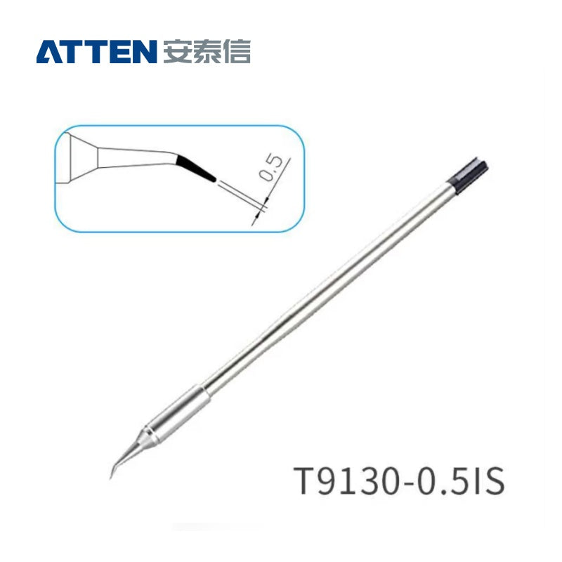 Other T9130 Series Models: T9130-K, SK, 2.0SK, SI,
T9130-1,0I, 0,5I, 0,1SI, 0,2SI, 0,3SI, 0,1IS, 0,3IS, 0,5IS,
T9130-1,2C, 2,4C, 4,6C, 1,6D, 2,4D, 3,2D, 4,6D.
Compatible with ST-9150/ST-1509 (130W) station and Y9130 soldering irons.