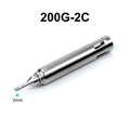Total length: 61 mm
Inner diameter: 8 mm
Outer diameter: 8.7mm
Compatible for: QUICK 3202-901C soldering station iron (90W), QUICK 713-901B hot air gun/tin suction gun soldering station iron (90W).
Other 200G series soldering head models: 200G-I, 200G-B, 200G-J, 200G-SK, 200G-K, 200G-1C, 200G-2C, 200G-3C, 200G-4C, 200G-5C, 200G-1.2D, 200G-1.6D, 200G-2.4D, 200G-3.2D, 200G-4.2D.


If you need any other model products, please kindly contact us.