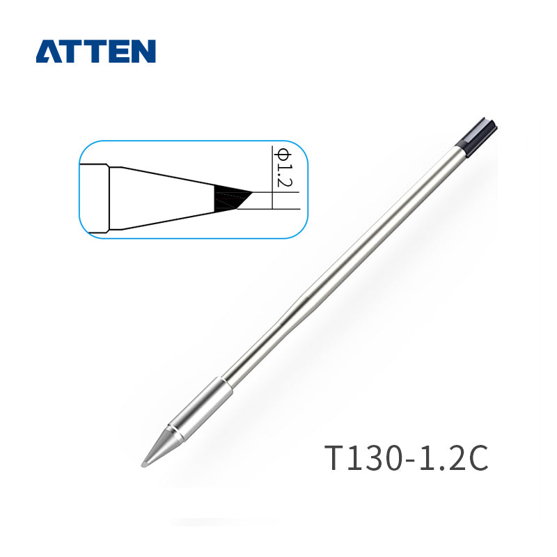 Other T130 Series Models: T130-K, SK, 2,0SK,&nbsp;
T130-SI, 0,1SI, 0.3SI, 0,2SI, 0,5I, 1,0I, 0,1IS, 0,3IS, 0,5IS,&nbsp;
T130-1,2C, 2,4C, 3,2C, 4,6C, 1,6D, 2,4D, 3,2D, 4,6D.
Compatible with GT6200 (130W), GT6150 (130W) station and GT-Y130 soldering irons.