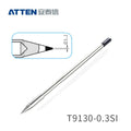 Other T9130 Series Models: T9130-K, SK, 2.0SK, SI,
T9130-1,0I, 0,5I, 0,1SI, 0,2SI, 0,3SI, 0,1IS, 0,3IS, 0,5IS,
T9130-1,2C, 2,4C, 4,6C, 1,6D, 2,4D, 3,2D, 4,6D.
Compatible with ST-9150/ST-1509 (130W) station and Y9130 soldering irons.