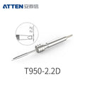 Other T950 Series Models: T950-3,5SK, 2,0SK, 1,3D, 2,2D, 3,0D, 1,2C, 0,5I, 0,1IS, 0,3IS, 0,1SI, 0,3SI.
Compatible with ST-9150/ST-1509 (50W) station and Y950 soldering irons.