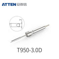 Other T950 Series Models: T950-3,5SK, 2,0SK, 1,3D, 2,2D, 3,0D, 1,2C, 0,5I, 0,1IS, 0,3IS, 0,1SI, 0,3SI.
Compatible with ST-9150/ST-1509 (50W) station and Y950 soldering irons.