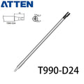 Other T990 Series Models: T990-B, K,KU, I, B2, BL,&nbsp;
T990-BC1, BC2, BC3, C1, C4, B3, B4,
T990-D08, D16, D24, D4, D52,
Compatible with ST-990/ST-909, ST-8602D/ST-8902D soldering station iron.
Lead-free intergrated heater.