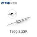 Other T950 Series Models: T950-3,5SK, 2,0SK, 1,3D, 2,2D, 3,0D, 1,2C, 0,5I, 0,1IS, 0,3IS, 0,1SI, 0,3SI.
Compatible with ST-9150/ST-1509 (50W) station and Y950 soldering irons.