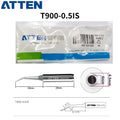Total length: 41 mm

Outer diameter shaft: 6,5 mm
Inner diameter shaft: 4.0mm
Other T900 Series Models: T900-K, SK, 1,6K, 2,0SK,
T900-B, LB, I, SI,0.2SI, SB, IS, 0.2IS, 0.5IS
T900-0,5C, 0,8C, 1C, 2C, 3C, 4C,&nbsp;
T900-0,8D, 1,2D, 1,6D, 2,4D, 3,2D,
T900 Series soldering tips compatible with AT937/937A/938D/980E/989/989D/939, AT8586, AT8502D, SA-50/ST-2090D, ST-60, ST-80, ST-965, ST-2065D, ST-8865.