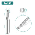 Shape: Bevel Tip, 4MM/45DEG X 17MM.
Total length: 42mm
Inner diameter: 4.0mm
Outer diameter: 6.5mm
Compatible for: QUICK TS1100/236/936/936A/936C/967/969/969A/375A+/375B+/3104/707/708/709&nbsp;Soldering Station.
Other QUICK 960 Tips Model: 960-B, 960-2B, 960-0.8C, 960-1C, 960-2C, 960-3C, 960-0.8D, 960-1.2D, 960-1.6D, 960-2.4D, 960-3.2D, 960-I, 960-J, 960-LB, 960-LI, 960-K, 960-SK.


If you need any other model products, please kindly contact us.