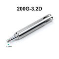 Total length: 61 mm
Inner diameter: 8 mm
Outer diameter: 8.7mm
Compatible for: QUICK 3202-901C soldering station iron (90W), QUICK 713-901B hot air gun/tin suction gun soldering station iron (90W).
Other 200G series soldering head models: 200G-I, 200G-B, 200G-J, 200G-SK, 200G-K, 200G-1C, 200G-2C, 200G-3C, 200G-4C, 200G-5C, 200G-1.2D, 200G-1.6D, 200G-2.4D, 200G-3.2D, 200G-4.2D.


If you need any other model products, please kindly contact us.