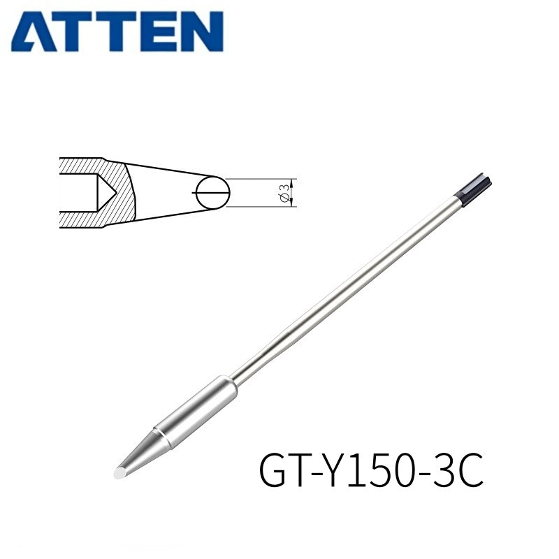 Other T150 Series Models: T150-K, B, 3,2D, 4,6D, 6,5D, 3C, 5C, 6,5C.
Compatible with GT6200 (150W) station and GT-Y150 soldering irons.