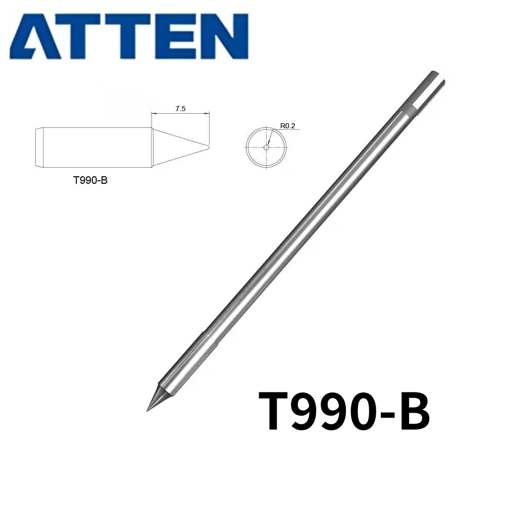 Other T990 Series Models: T990-B, K,KU, I, B2, BL,&nbsp;
T990-BC1, BC2, BC3, C1, C4, B3, B4,
T990-D08, D16, D24, D4, D52,
Compatible with ST-990/ST-909, ST-8602D/ST-8902D soldering station iron.
Lead-free intergrated heater.