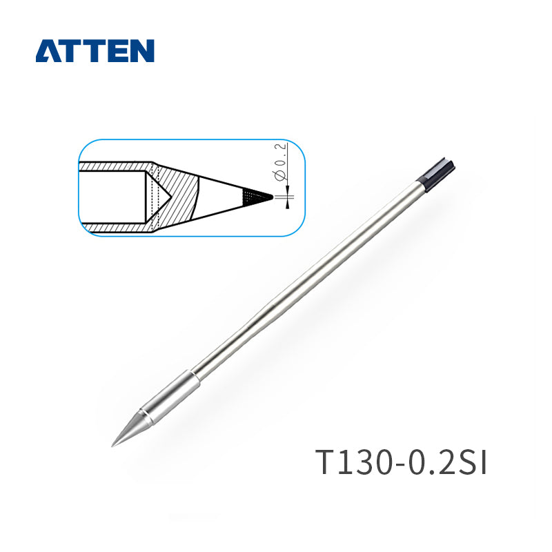 Other T130 Series Models: T130-K, SK, 2,0SK,&nbsp;
T130-SI, 0,1SI, 0.3SI, 0,2SI, 0,5I, 1,0I, 0,1IS, 0,3IS, 0,5IS,&nbsp;
T130-1,2C, 2,4C, 3,2C, 4,6C, 1,6D, 2,4D, 3,2D, 4,6D.

Compatible with GT6200 (130W), GT6150 (130W) station and GT-Y130 soldering irons.