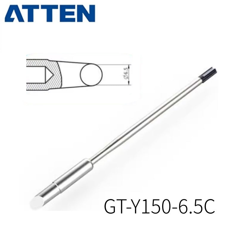 Other T150 Series Models: T150-K, B, 3,2D, 4,6D, 6,5D, 3C, 5C, 6,5C.
Compatible with GT6200 (150W) station and GT-Y150 soldering irons.
