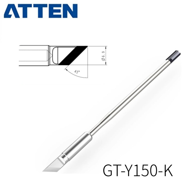 Other T150 Series Models: T150-K, B, 3,2D, 4,6D, 6,5D, 3C, 5C, 6,5C.
Compatible with GT6200 (150W) station and GT-Y150 soldering irons.