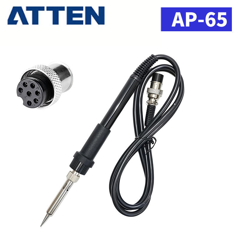 Model: AP-65

Product Type: Soldering handle

Compatible Models: ATTEN AT-937A soldering iron station machine.

Interface: Must match the original machine interface.


Compatible soldering tips: T900


Application: Replacement soldering handle for ATTEN soldering stations.

If you need any other model products, please kindly contact us.